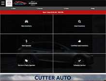 Tablet Screenshot of cuttermazdahonolulu.com
